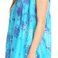 Sakkas Emilia Tie-dye Summer V neck Tank Top Sleeveless Relax Fit Casual