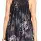 Sakkas Emilia Tie-dye Summer V neck Tank Top Sleeveless Relax Fit Casual