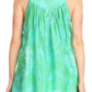 Sakkas Emilia Tie-dye Summer V neck Tank Top Sleeveless Relax Fit Casual