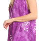 Sakkas Emilia Tie-dye Summer V neck Tank Top Sleeveless Relax Fit Casual