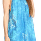 Sakkas Emilia Tie-dye Summer V neck Tank Top Sleeveless Relax Fit Casual