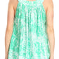 Sakkas Donata Summer Casual Tank Top V-neck Sleeveless Tie-dye with Batik