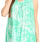 Sakkas Donata Summer Casual Tank Top V-neck Sleeveless Tie-dye with Batik