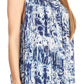 Sakkas Donata Summer Casual Tank Top V-neck Sleeveless Tie-dye with Batik