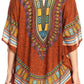 Sakkas Alba Tribal Circle Cover-up Tunic Vibrant Colors Relaxed