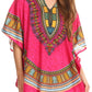 Sakkas Alba Tribal Circle Cover-up Tunic Vibrant Colors Relaxed