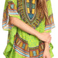 Sakkas Alba Tribal Circle Cover-up Tunic Vibrant Colors Relaxed