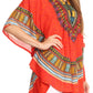 Sakkas Alba Tribal Circle Cover-up Tunic Vibrant Colors Relaxed