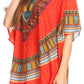 Sakkas Alba Tribal Circle Cover-up Tunic Vibrant Colors Relaxed