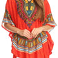 Sakkas Alba Tribal Circle Cover-up Tunic Vibrant Colors Relaxed