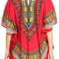 Sakkas Alba Tribal Circle Cover-up Tunic Vibrant Colors Relaxed