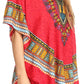 Sakkas Alba Tribal Circle Cover-up Tunic Vibrant Colors Relaxed
