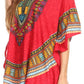 Sakkas Alba Tribal Circle Cover-up Tunic Vibrant Colors Relaxed