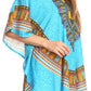 Sakkas Alba Tribal Circle Cover-up Tunic Vibrant Colors Relaxed