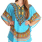 Sakkas Alba Tribal Circle Cover-up Tunic Vibrant Colors Relaxed