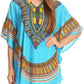 Sakkas Alba Tribal Circle Cover-up Tunic Vibrant Colors Relaxed
