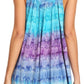 Sakkas Renee Dip Dye Floral Print Tank with Sequins and Embroidery