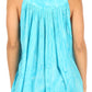 Sakkas Alyse Crinkle Tie Dye Tank with Sequins and Embroidery