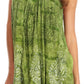 Sakkas Alyse Crinkle Tie Dye Tank with Sequins and Embroidery