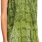 Sakkas Alyse Crinkle Tie Dye Tank with Sequins and Embroidery