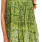 Sakkas Alyse Crinkle Tie Dye Tank with Sequins and Embroidery