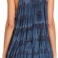 Sakkas Alyse Crinkle Tie Dye Tank with Sequins and Embroidery