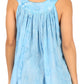 Sakkas Alyse Crinkle Tie Dye Tank with Sequins and Embroidery