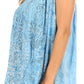 Sakkas Alyse Crinkle Tie Dye Tank with Sequins and Embroidery