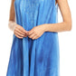 Sakkas Lana Ombre Tie Dye Embroidered Tank Style Long Summer Top | Cover Up