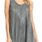 Sakkas Lana Ombre Tie Dye Embroidered Tank Style Long Summer Top | Cover Up