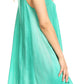 Sakkas Lana Ombre Tie Dye Embroidered Tank Style Long Summer Top | Cover Up