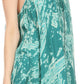 Sakkas Asaaya Sleeveless Tie Dye V-Neck Crinkle Style Trapeze Hem Lightweight Top