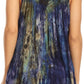 Sakkas Thea Watercolor Palm Tank with Sequins and Embroidery