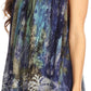 Sakkas Thea Watercolor Palm Tank with Sequins and Embroidery