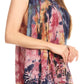 Sakkas Thea Watercolor Palm Tank with Sequins and Embroidery