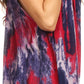 Sakkas Thea Watercolor Palm Tank with Sequins and Embroidery