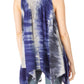 Sakkas Ligia Women's Sleeveless Tie Dye Tank Top: Classic Casual Loose Fit for Summer