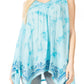 Sakkas Ligia Women's Sleeveless Tie Dye Tank Top: Classic Casual Loose Fit for Summer