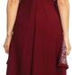 Sakkas Arminat Batik Print Adjustable Strap Embroidered Handkerchief Hem Dress