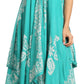 Sakkas Arminat Batik Print Adjustable Strap Embroidered Handkerchief Hem Dress