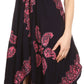 Sakkas Arminat Batik Print Adjustable Strap Embroidered Handkerchief Hem Dress