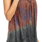 Sakkas Freya Dip Dyed Tie Dye Tank with Sequins and Embroidery