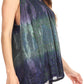Sakkas Freya Dip Dyed Tie Dye Tank with Sequins and Embroidery