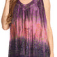 Sakkas Freya Dip Dyed Tie Dye Tank with Sequins and Embroidery