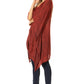 Sakkas Regina Women's Lightweight Stonewashed Poncho Top Blouse Caftan Cover up