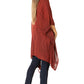 Sakkas Regina Women's Lightweight Stonewashed Poncho Top Blouse Caftan Cover up