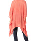Sakkas Regina Women's Lightweight Stonewashed Poncho Top Blouse Caftan Cover up