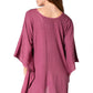 Sakkas Regina Women's Lightweight Stonewashed Poncho Top Blouse Caftan Cover up