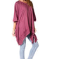 Sakkas Regina Women's Lightweight Stonewashed Poncho Top Blouse Caftan Cover up