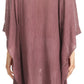 Sakkas Regina Women's Lightweight Stonewashed Poncho Top Blouse Caftan Cover up
